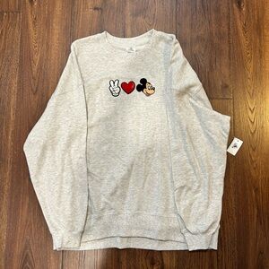 Peace Love Mickey Pullover